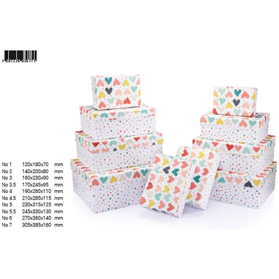 Gıpta Hediye Kutusu Alegre Dikdörtgen 10 LU BX67710