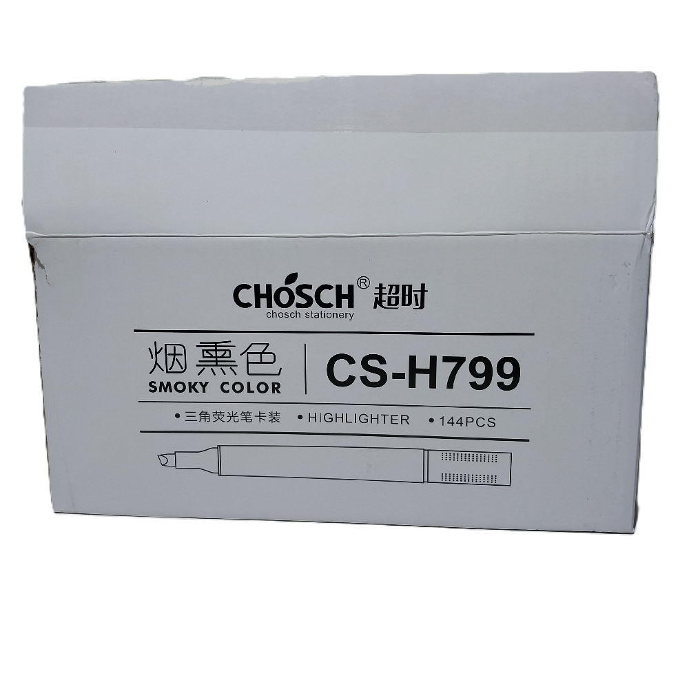 Bafix Fosforlu Kalem Kalem Tipi Smoky Color 6 Renk Blister CS-H799