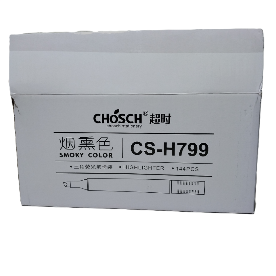 Bafix Fosforlu Kalem Kalem Tipi Smoky Color 6 Renk Blister CS-H799