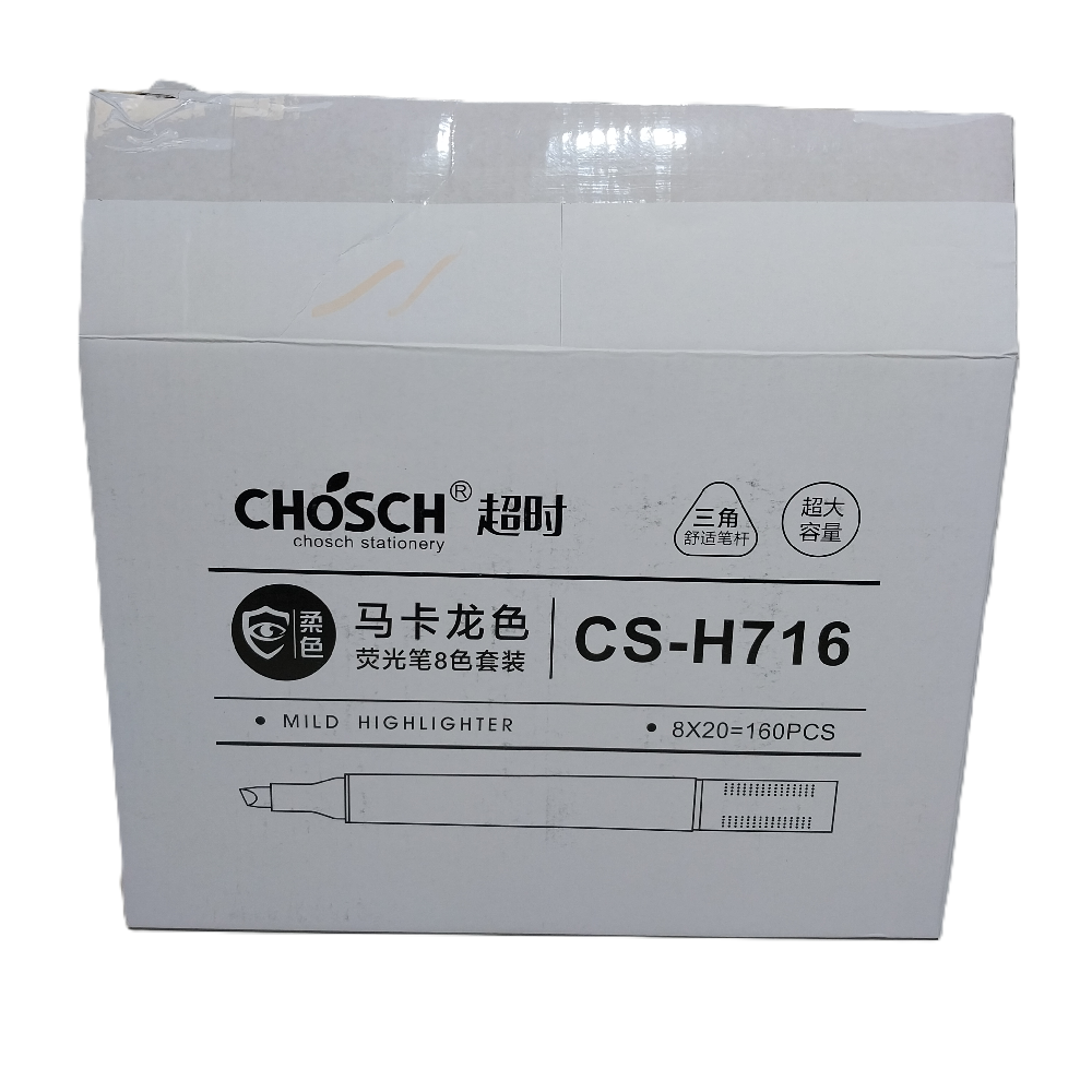 Bafix Fosforlu Kalem Kalem Tipi Chosch 8 Renk Blister CS-H716
