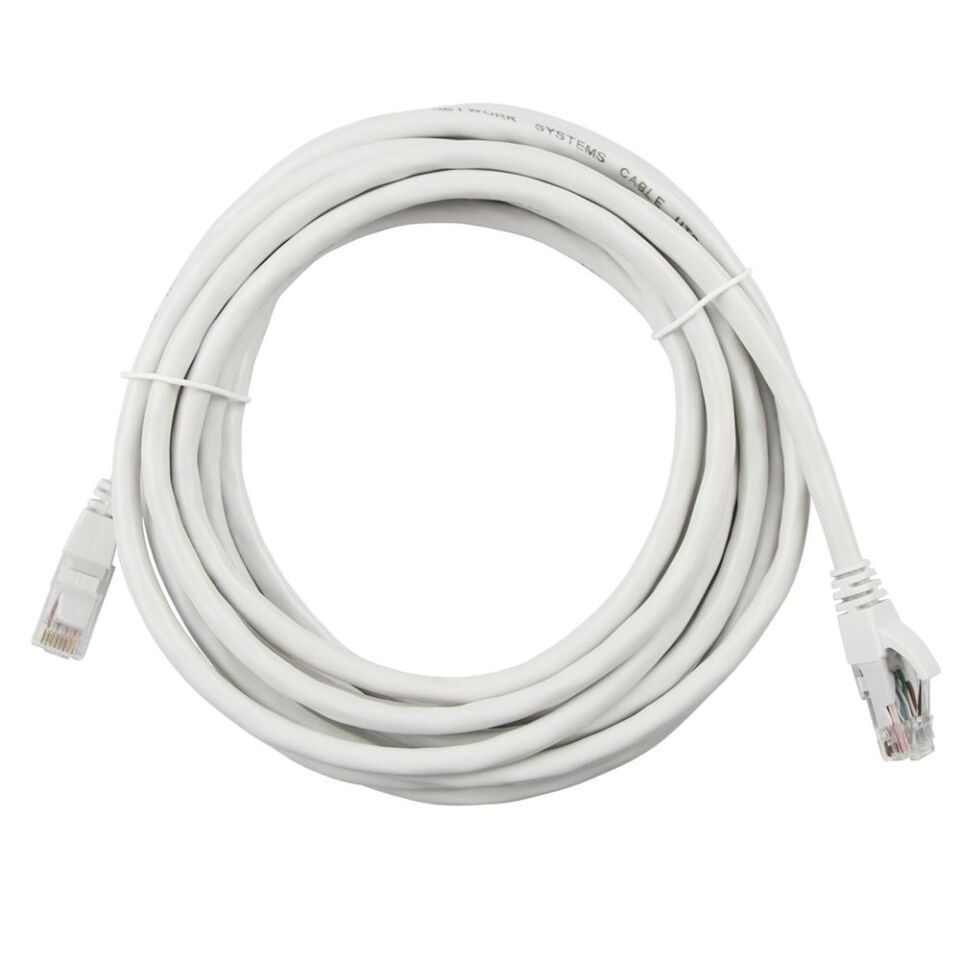 Vcom NP612B-25.0 Cat6 25.0MT Gri Utp Patch Kablo