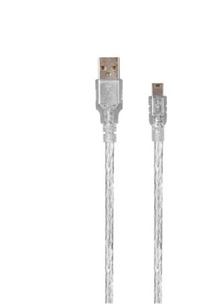 S-link SL-UK53 Usb2.0 3m Şeffaf Usb AM-Mini 5pin Kablo