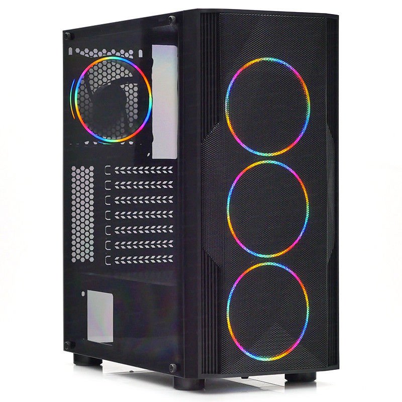 Dark DKCHDIAMONDPROMS Diamond PRO MESH 4x12cm Fan, 1x USB3.0, 2x USB2.0 Full Akrilik Oyuncu Kasası