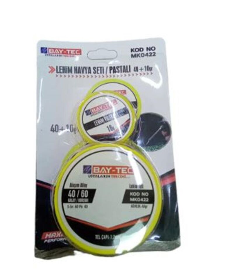 Bay-tec Lehim Havya Seti Pastalı 40+10 Gr Mk-0422
