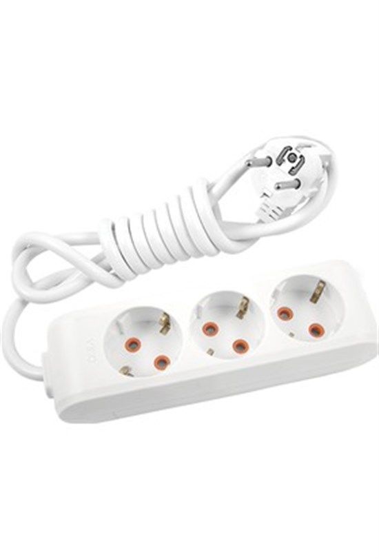 Viko Multi-Let 3lü 3mt Topraklı Kablolu (90113303)