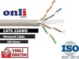 Onli UTP 23 AWG CCA 500 Metre Cat6 Kablo