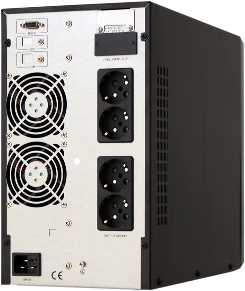 DOTVOLT MN PLUS 6KVA (DAHİLİ MANUEL BY-PASS) 16x12V-7AH 1F-1F ONLİNE UP