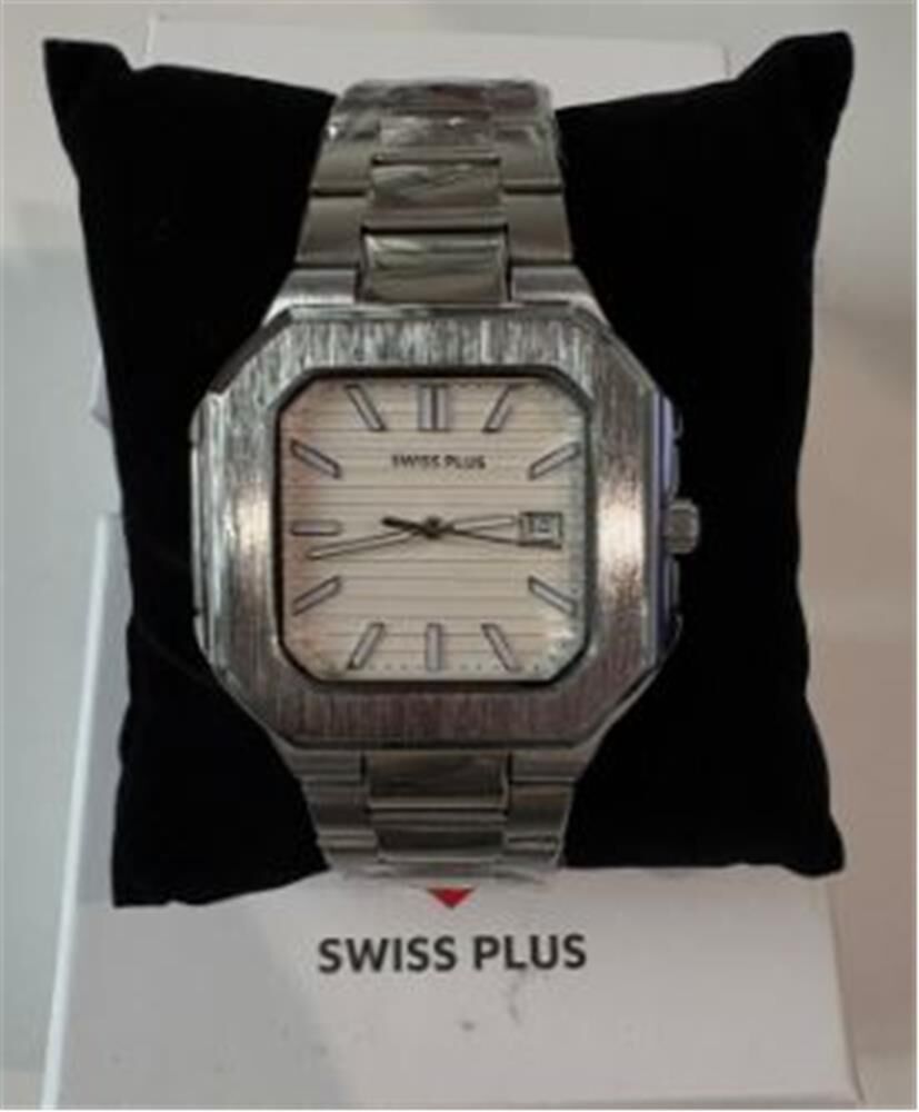 Swiss Plus Man Watch Premium Seri Model-8 RS23146 White-Silver