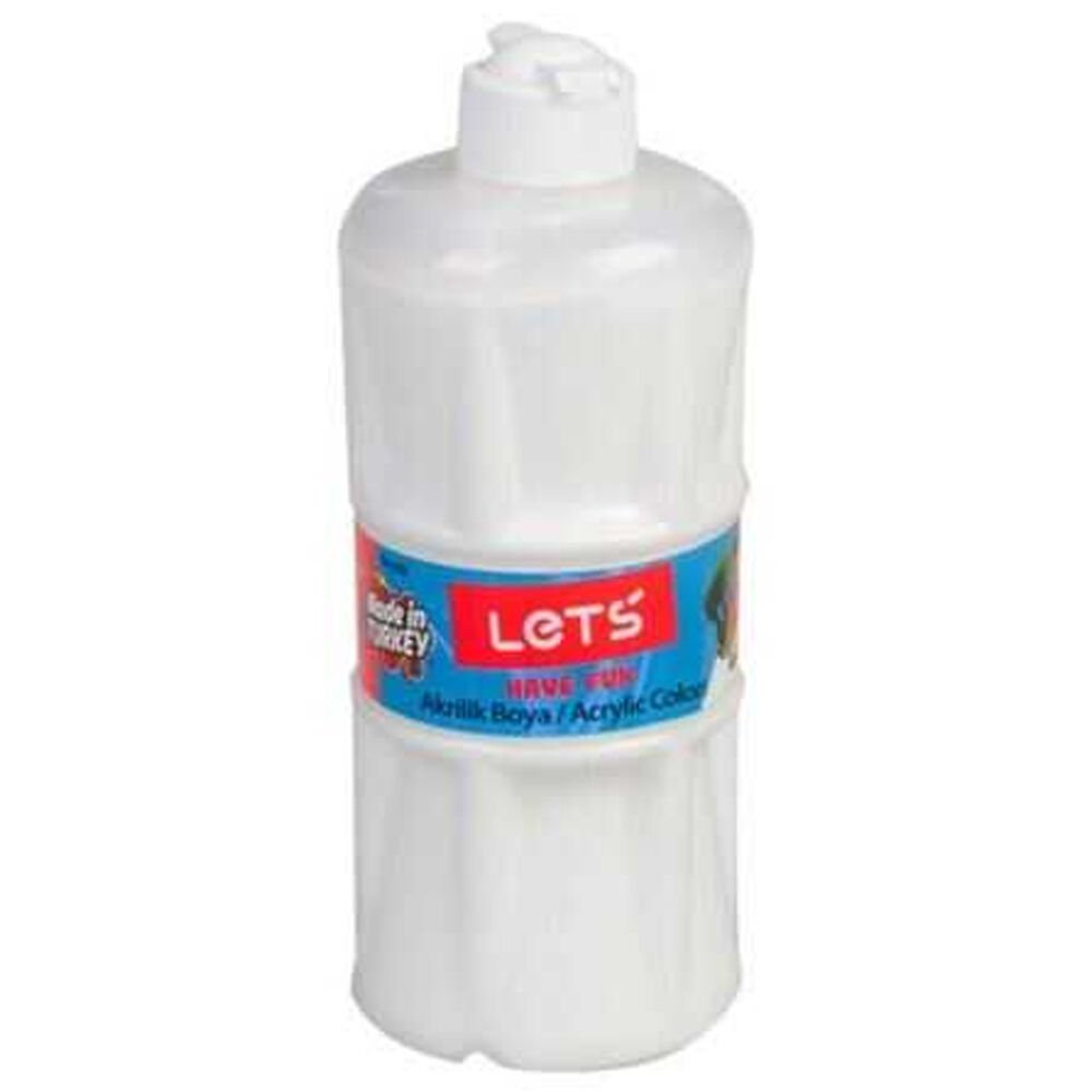 Lets Akrilik Boya 500 ML Beyaz L-5300