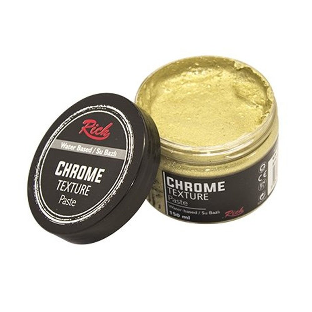 Rich Chrome Texture Paste Beyaz Altın 9202