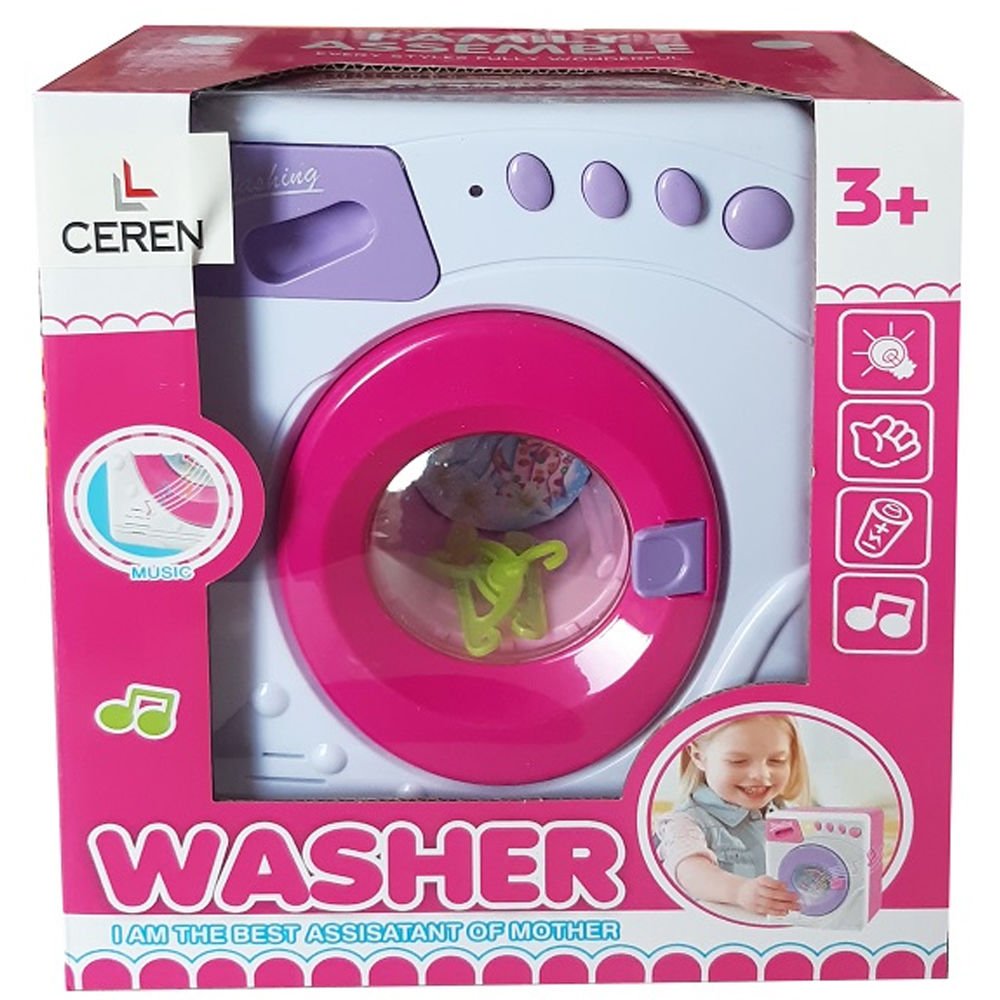 Ctoy Işıklı Pilli ve Sesli Çamaşır Makinası