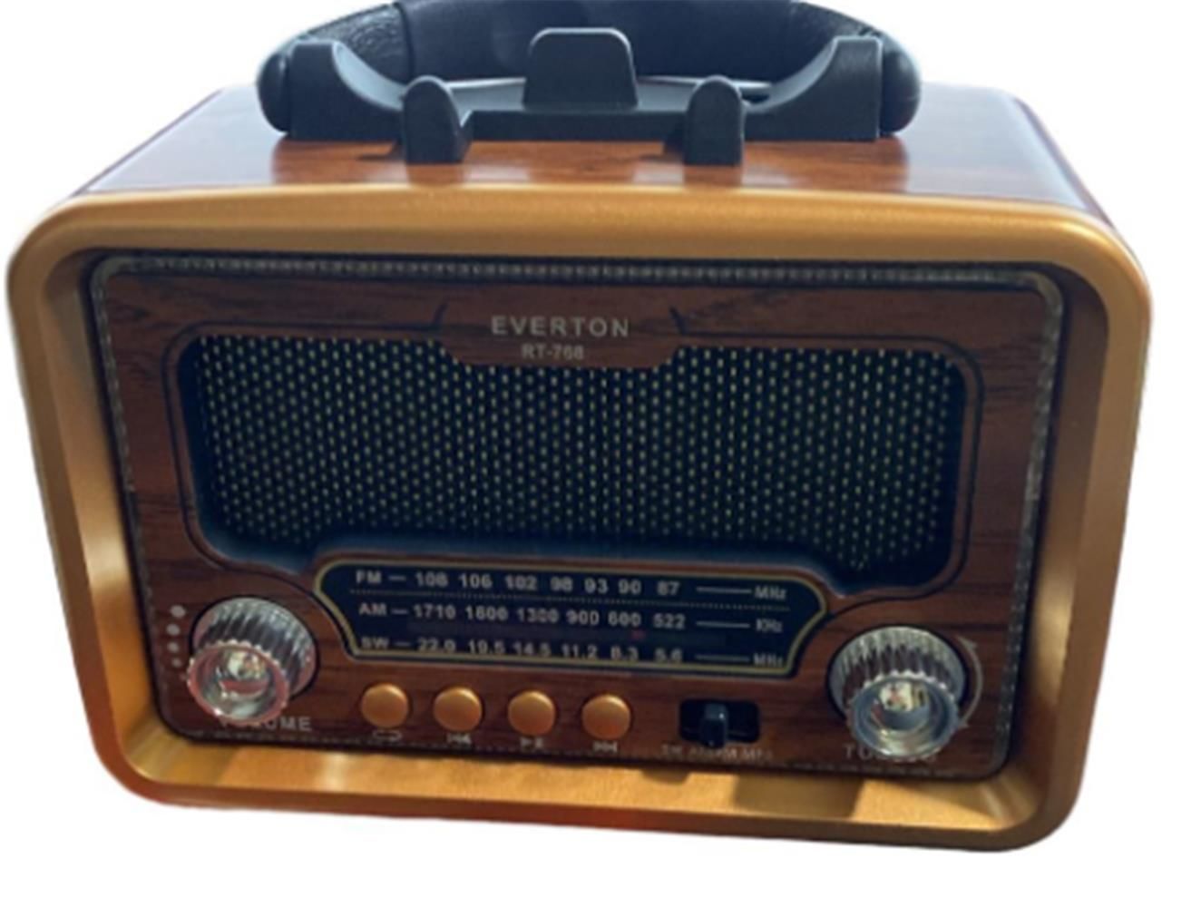 Everton Rt-768 -Usb-Tf-Am-Fm-Sw-Tws-Usb Şarj Nostaljik Radyo