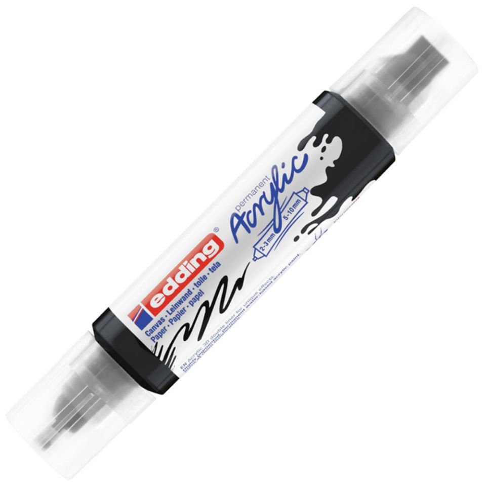 Edding Akrilik 3D Double Liner Siyah 901