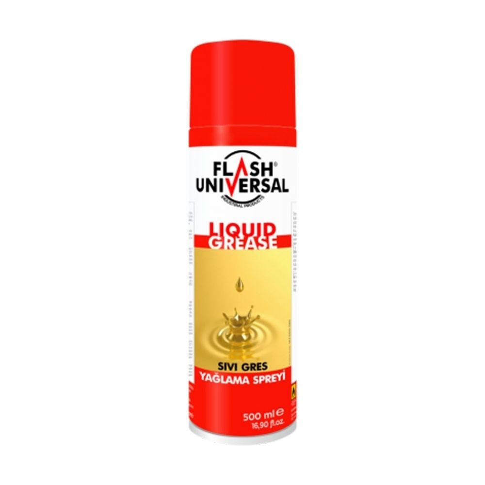 Flash Universal Sıvı Gres Silikon Sprey 500 Ml