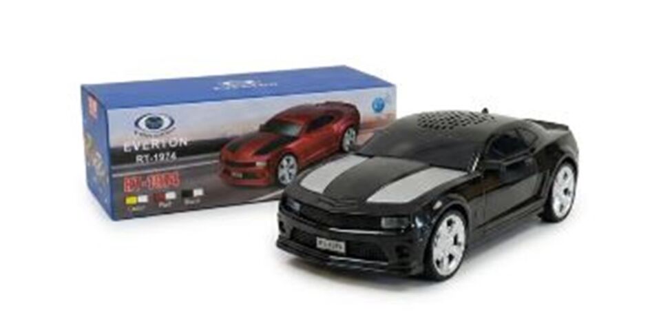 EVERTON RT-1974  Siyah Arabalı  Bluetooth Fm-Usb-Tf-Aux Şarjlı Nostaljik Radyo