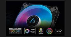 ARCTIC AR ACFAN00231A P12 PWM PST A-RGB 0dB 120mm Siyah Kasa Fanı
