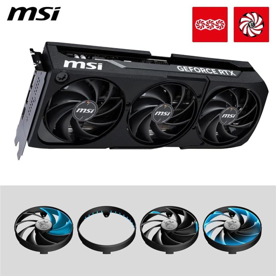 Msi Geforce RTX5080 Shadow 3X OC 16GB GDRR7 256 B DX12 PCIE 5.0 X16 (3XDP 1XHDMI) Ekran Kartı