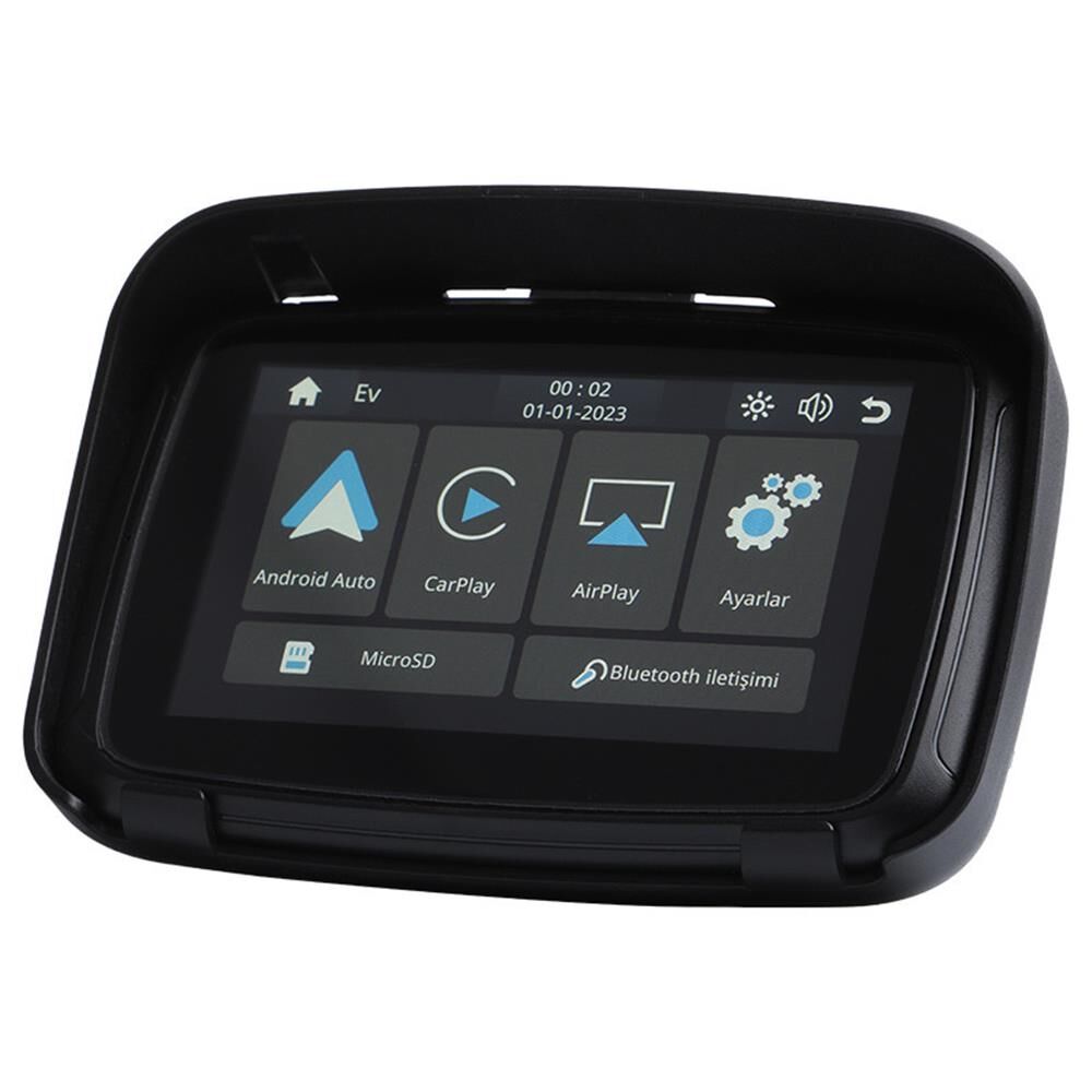 DARK DK-VA-M100 Moto Smart Navigasyon CarPlay-Android Auto-AirPlay 5'' Motosiklet Ekranı