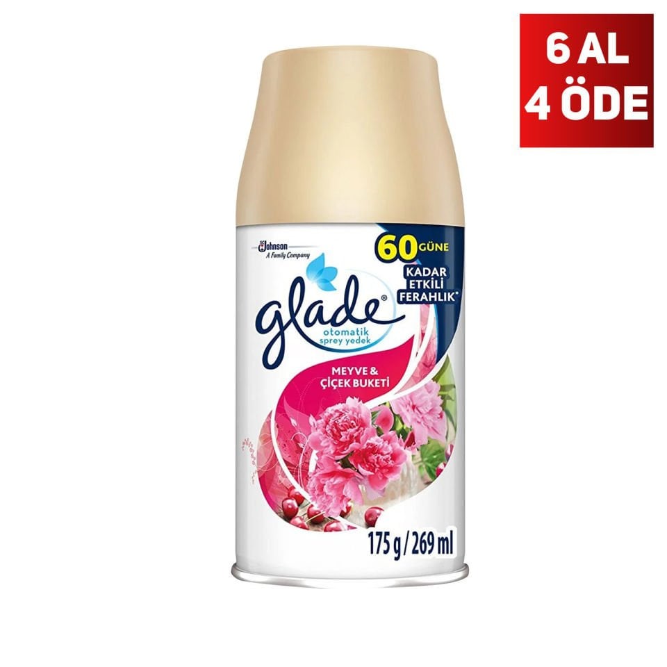 Glade Otomatik Sprey Yedek Meyve ve Çiçek Buketi 269 ml