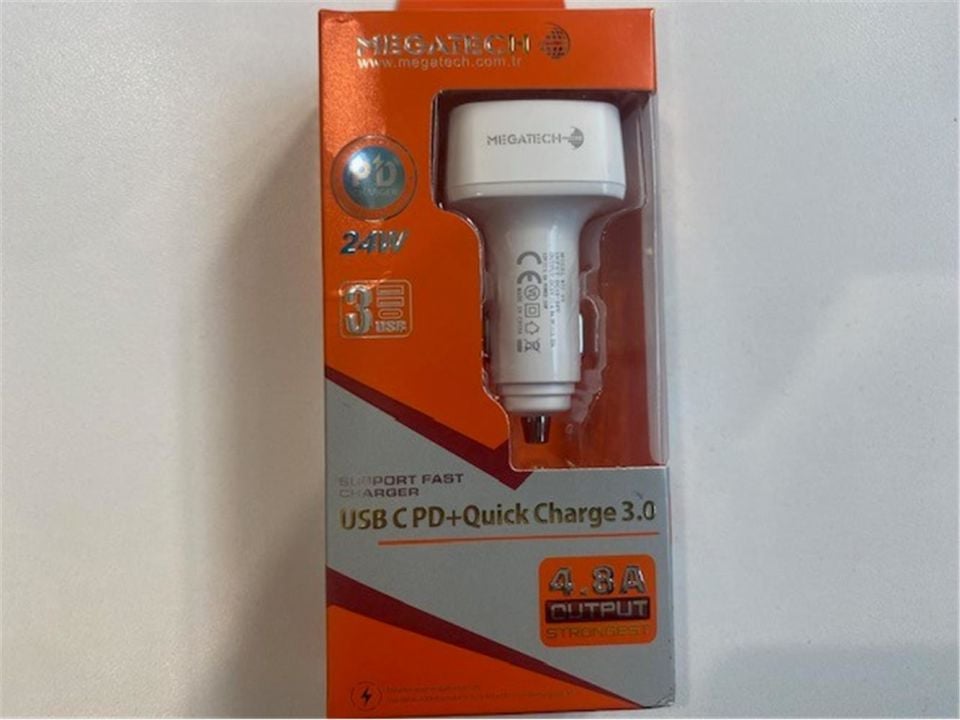 Carboon Ms-CC12 55W Pd 20w Type-c Grişi 2 Usb Araç Çakmaklık Girişli