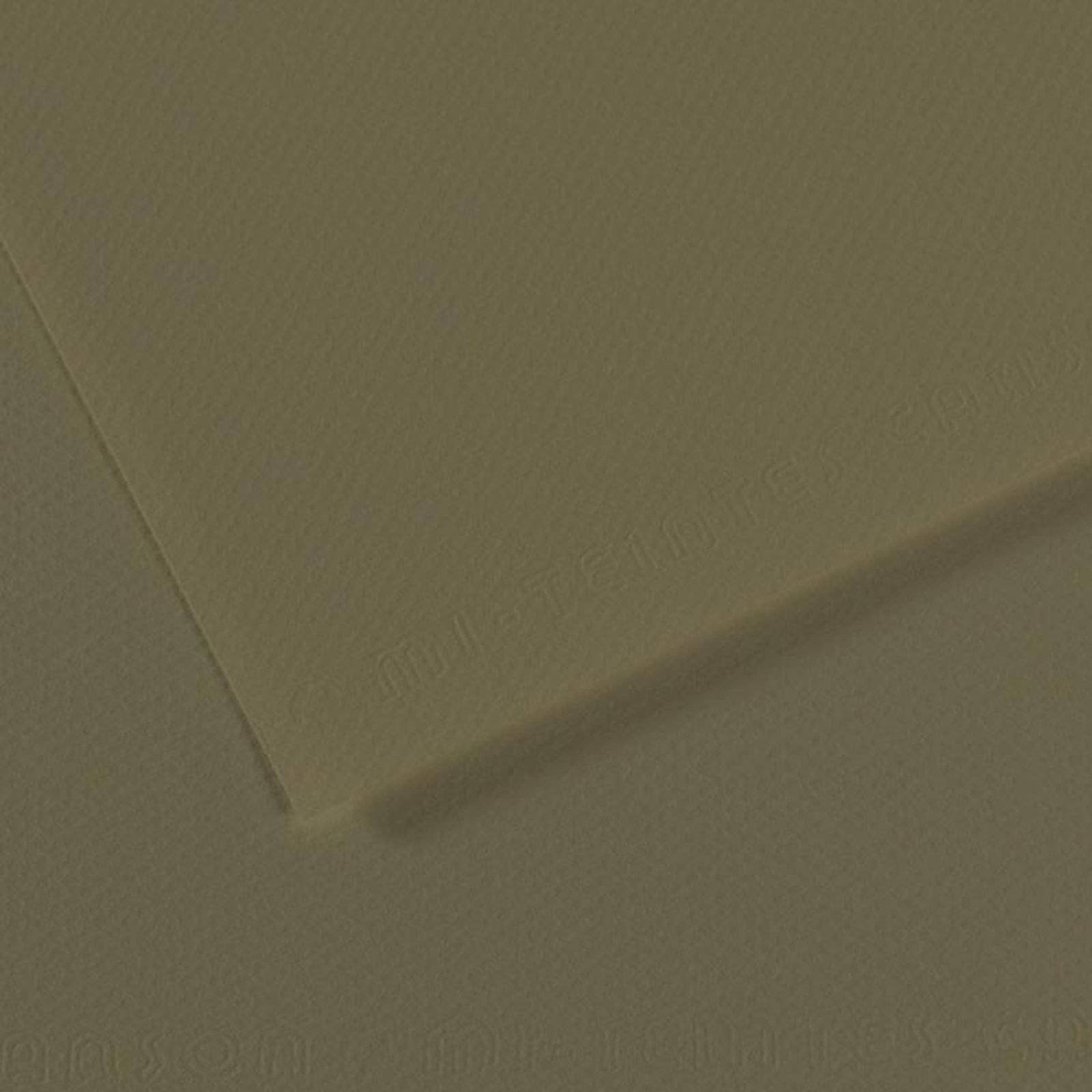 Canson Mi-Teintes 191 Vert Olive 50x65 cm 160 Gr Fon Kartonu
