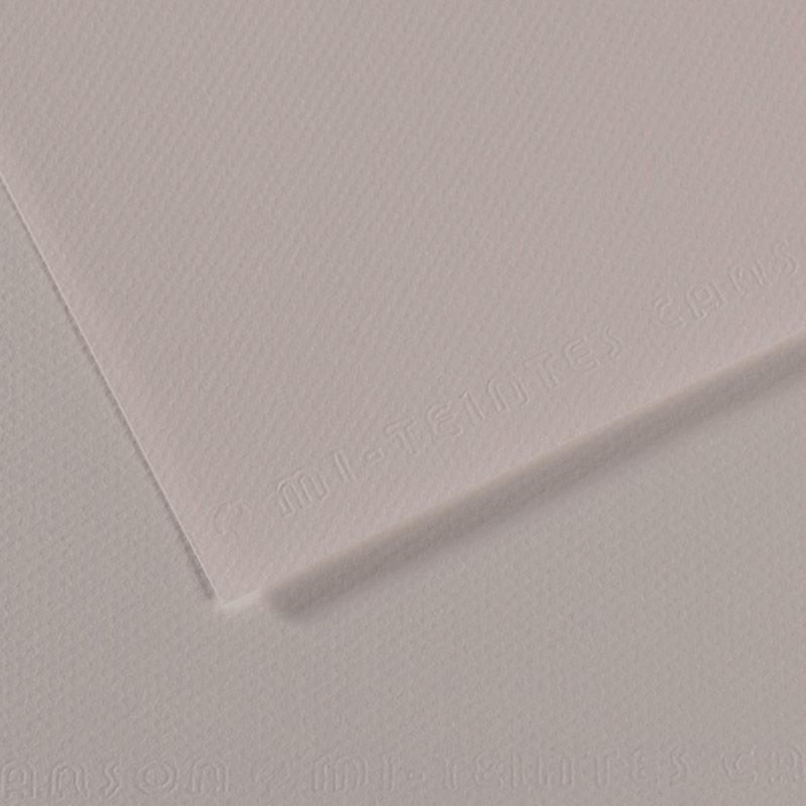 Canson Mi-Teintes 186 Gris Lunaire 50x65 cm 160 Gr Fon Kartonu