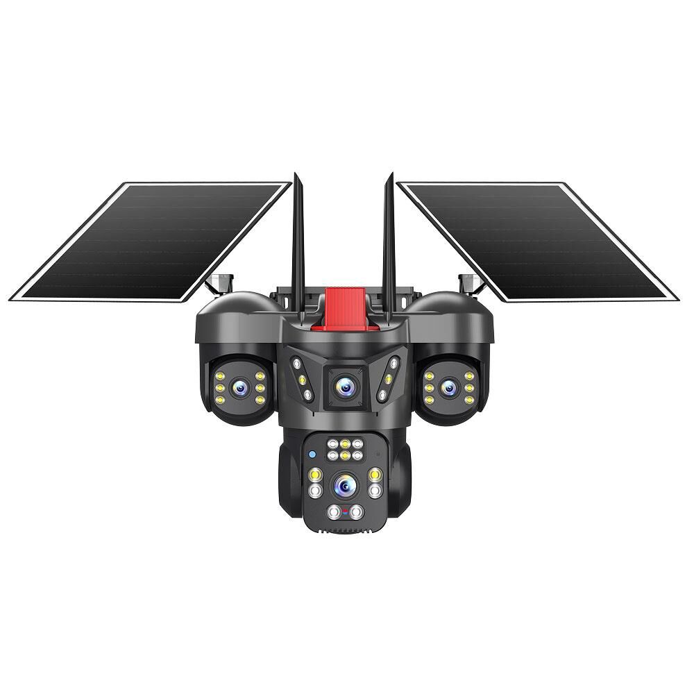 Joysee SW4 12Mp AOR 2x3.6mm 2x2.8mm 2 Solar+Wifi Dört Kamera 22IR+12Led PTZ