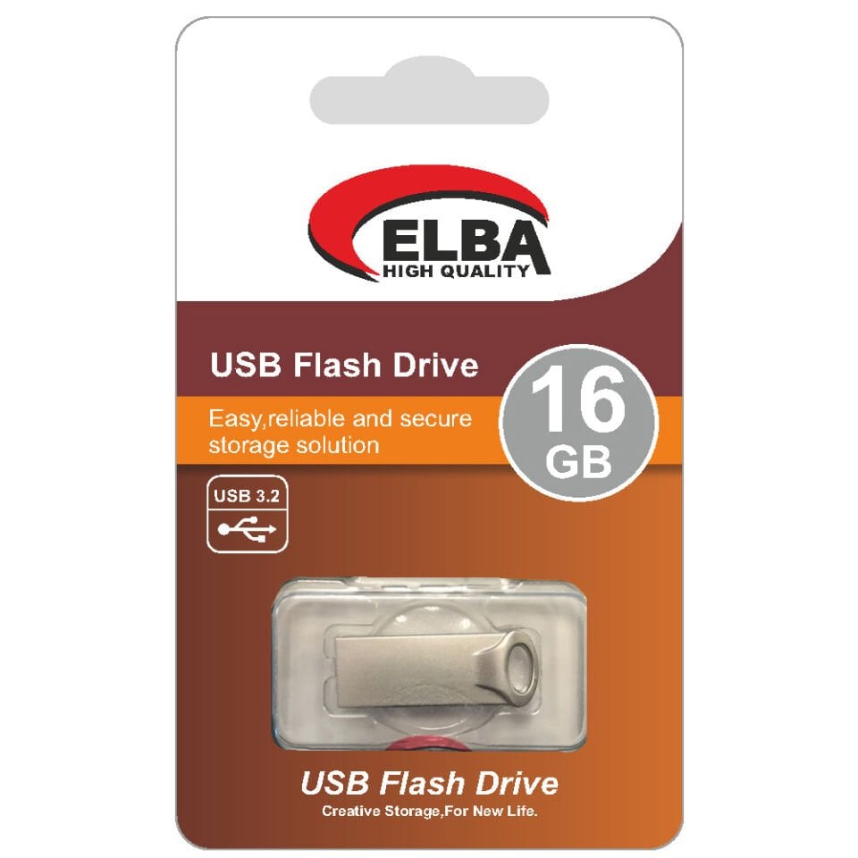 Elba Flash Bellek 16 Gb Metal 3.2 Usb