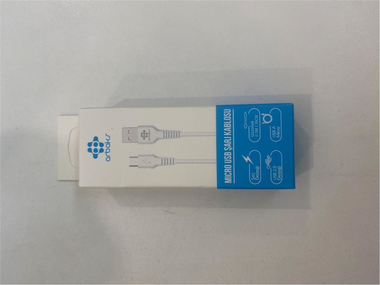 Megatech Data Kablosu Kısa Mikro Powerbank İçin (CHC65)