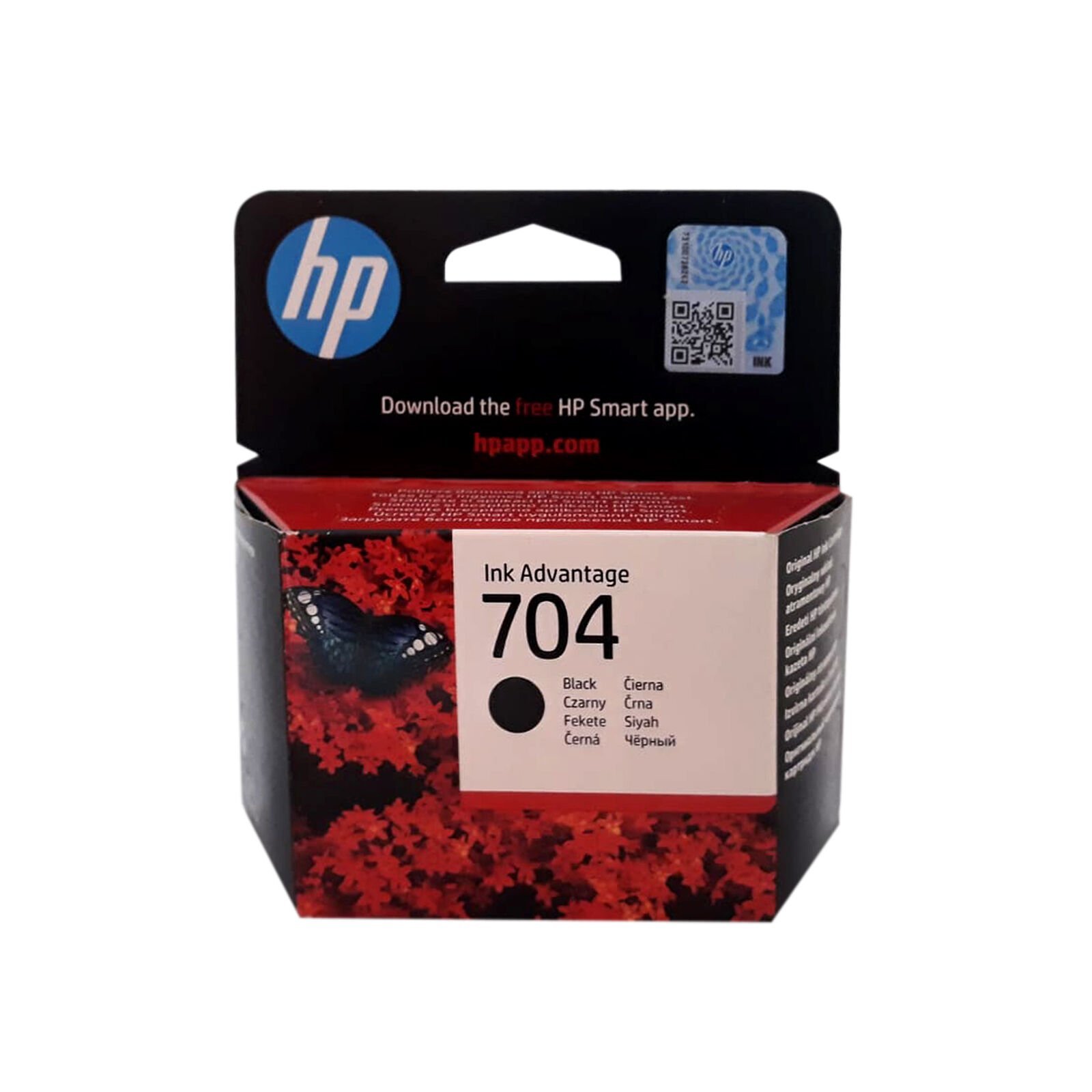 HP 704 Orijinal Mürekkep Kartuşu Siyah CN692AE