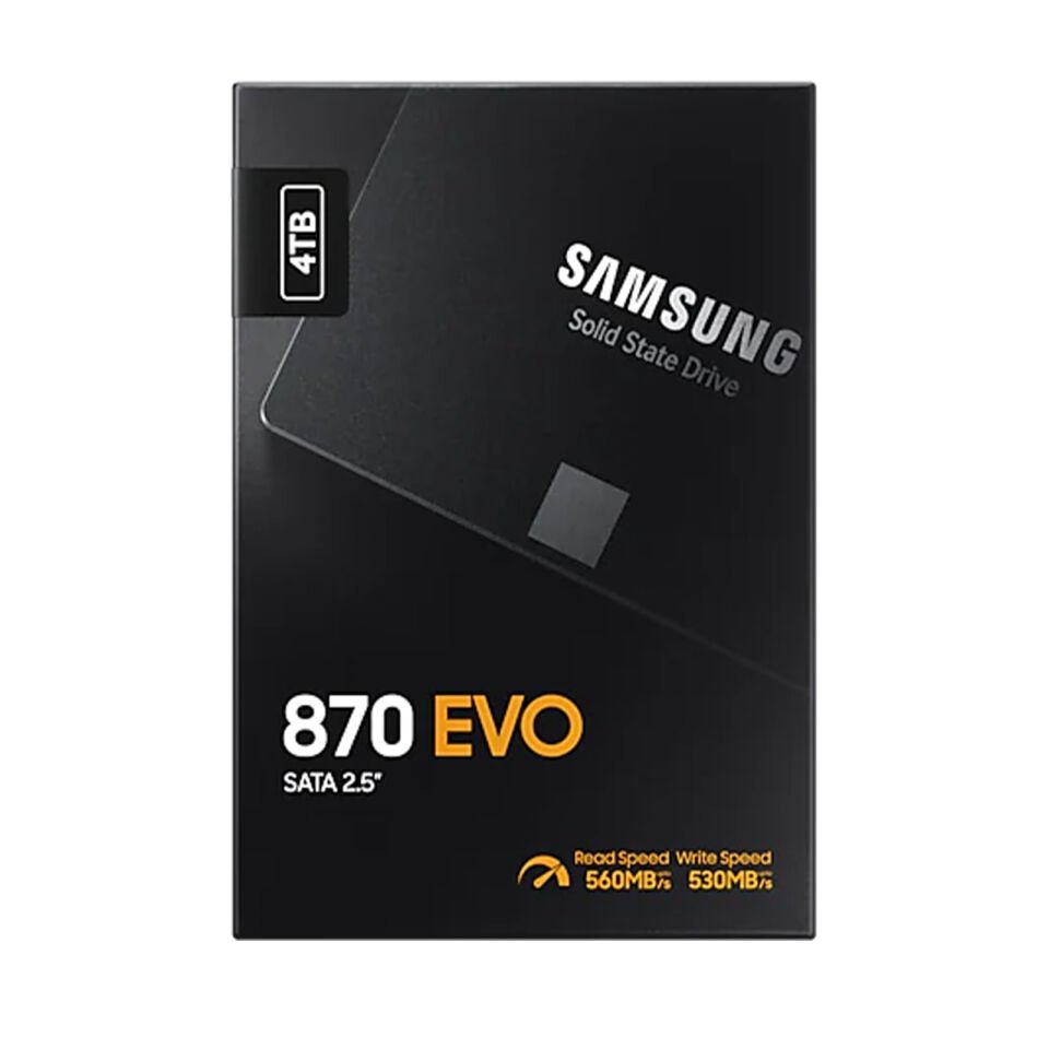 Samsung MZ-77E4T0BW 4TB 870 EVO 2.5 Sata3 560-530 Mb/s SSD