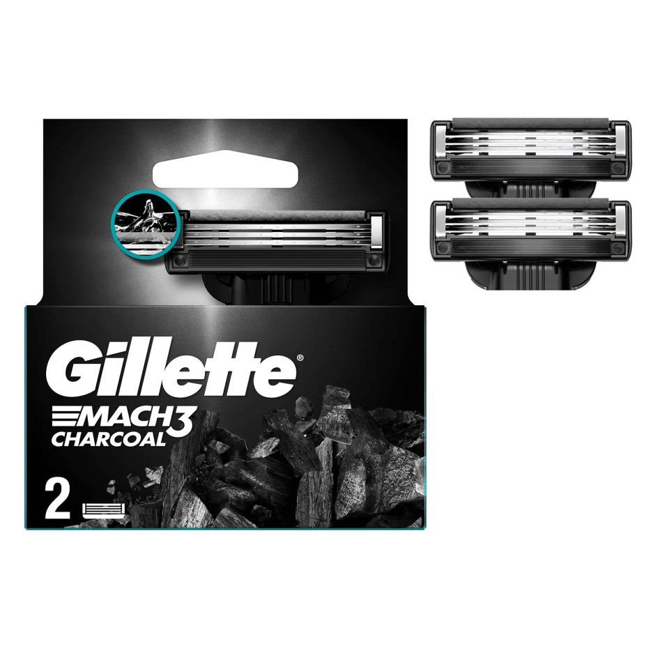 Gillette Mach3 Charcoal Yedek Tıraş Bıçağı 2'li