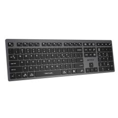 A4 Tech Fstyler FBX50C Gri Bluetooth+2.4G Nano Fn Şarjlı Multimedya Klavye