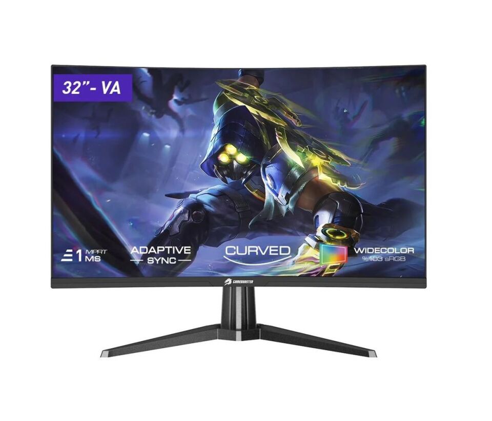 GameBooster 32'' GB-3218CF 180Hz 1ms Va Fhd 1920×1080 Hdmı-1+Dp-1 Rgb Curved R1500 Gaming Monitör
