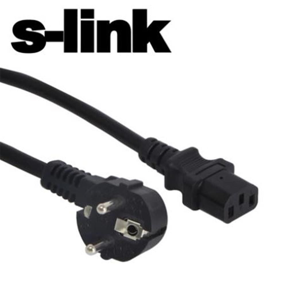S-link SL-P418 1.8m 3 x 1.5mm Lüks Power Kablo