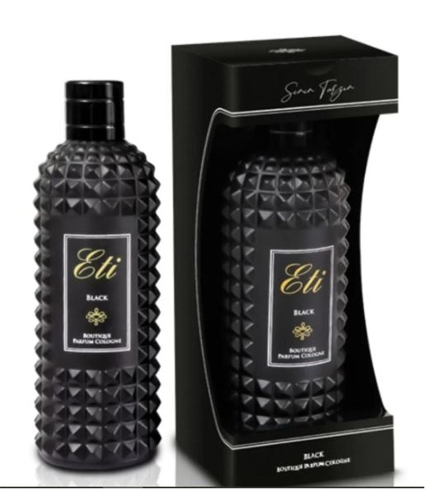 Eti BOUTIQUE Black Cam Şişe Kolonya 300ml