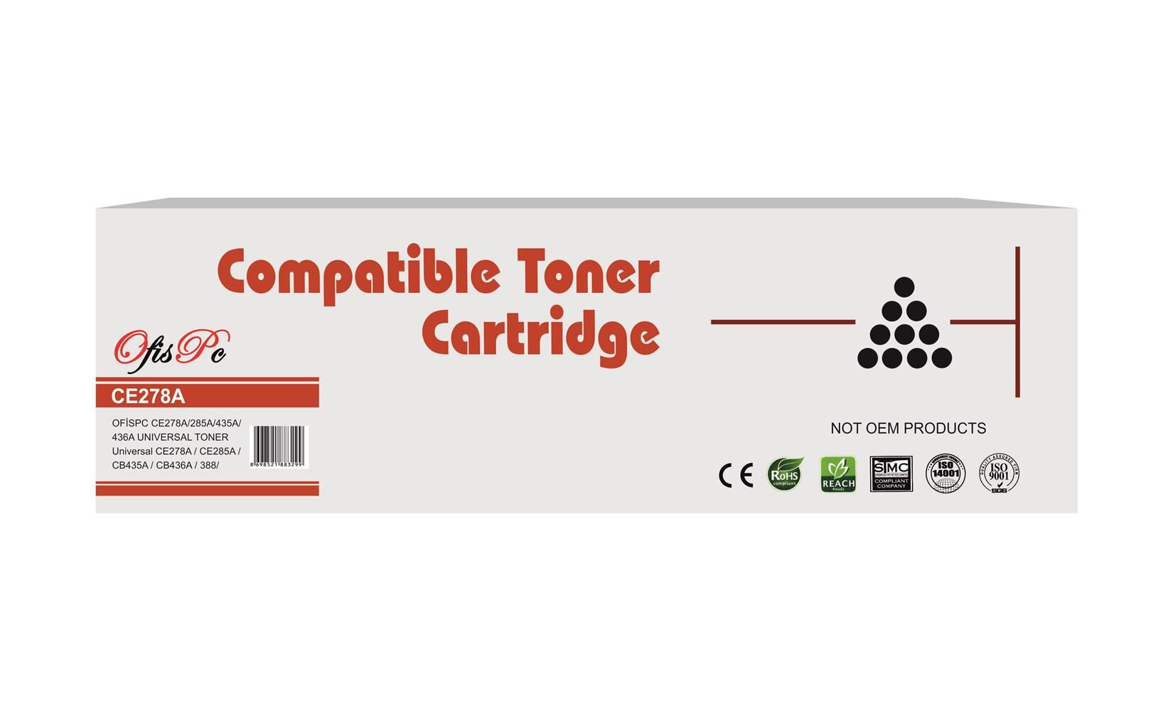 OfisPc Hp CE278A-CB435A-CB436A-CE285A Muadil Unıversal Toner Koli Fiyatı