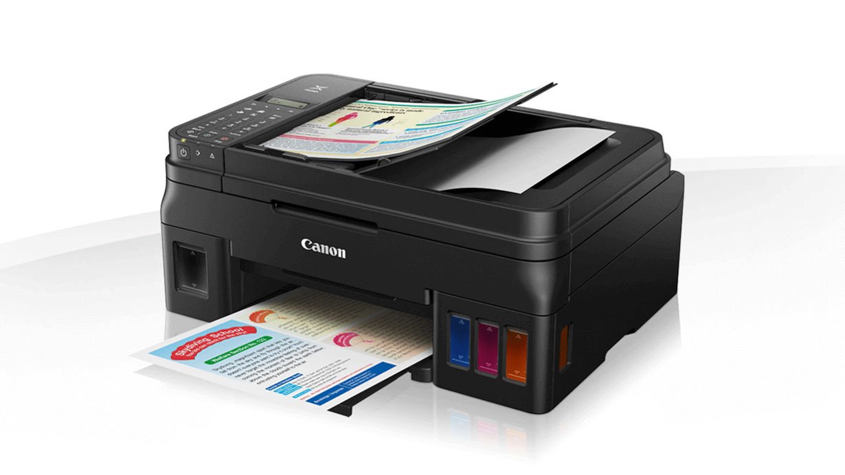Canon G4470 Yazıcı-Tarayıcı-Fotokopi-Faks WI-FI Renkli Mürekkep Tanklı Yazıcı +1 Siyah Mürekkep Hedi