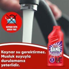 Cillit Bang Turbo Hijyenik Jel Lavabo Açıcı 500 Ml