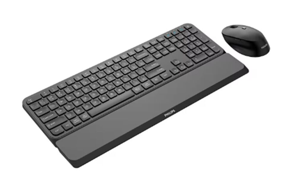 Philips SPK6248B Kablolu Türkçe Q Klavye&Mouse Set Siyah