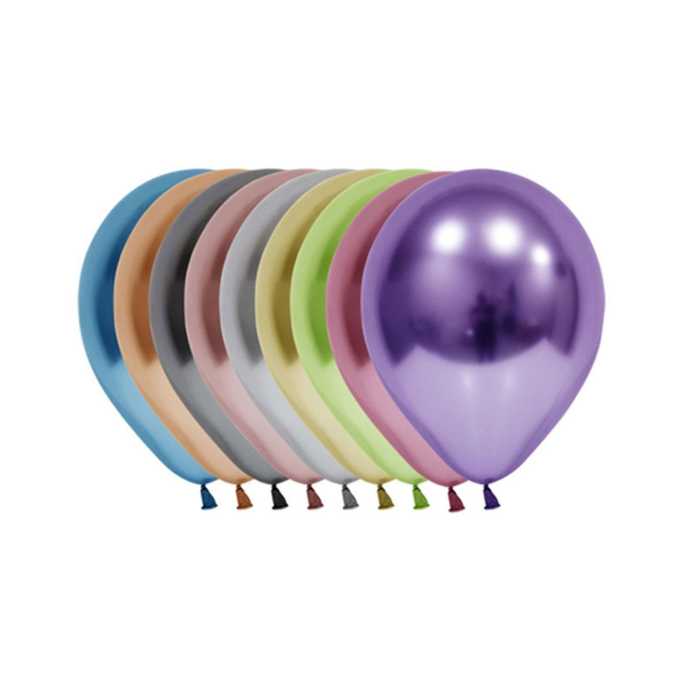 Balonevi Balon 12'' Krom Karışık 50 Li