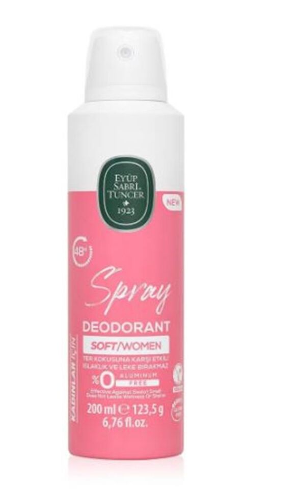 Eyüp Sabri Tuncer Soft - Kadın Sprey Deodorant 200 ml