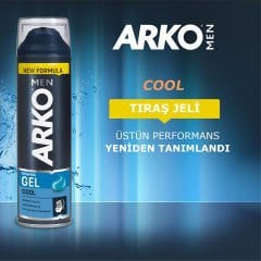 Arko Men Tıraş Jeli Cool 200 Ml