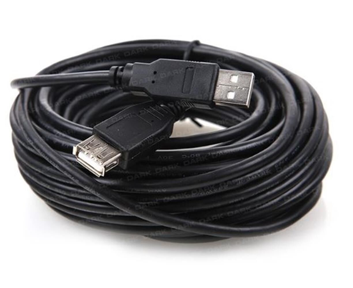 Dark''DK-CB-USB2EXTL1000''USB 2.0 10m Uzatma Kablosu