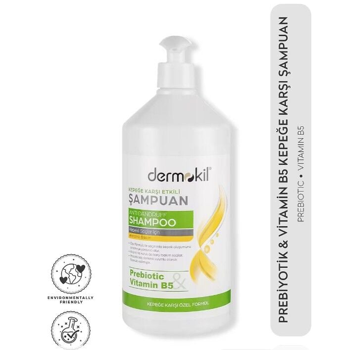 Dermokil Kepeğe Karşı Etkili 1000 ml Şampuan