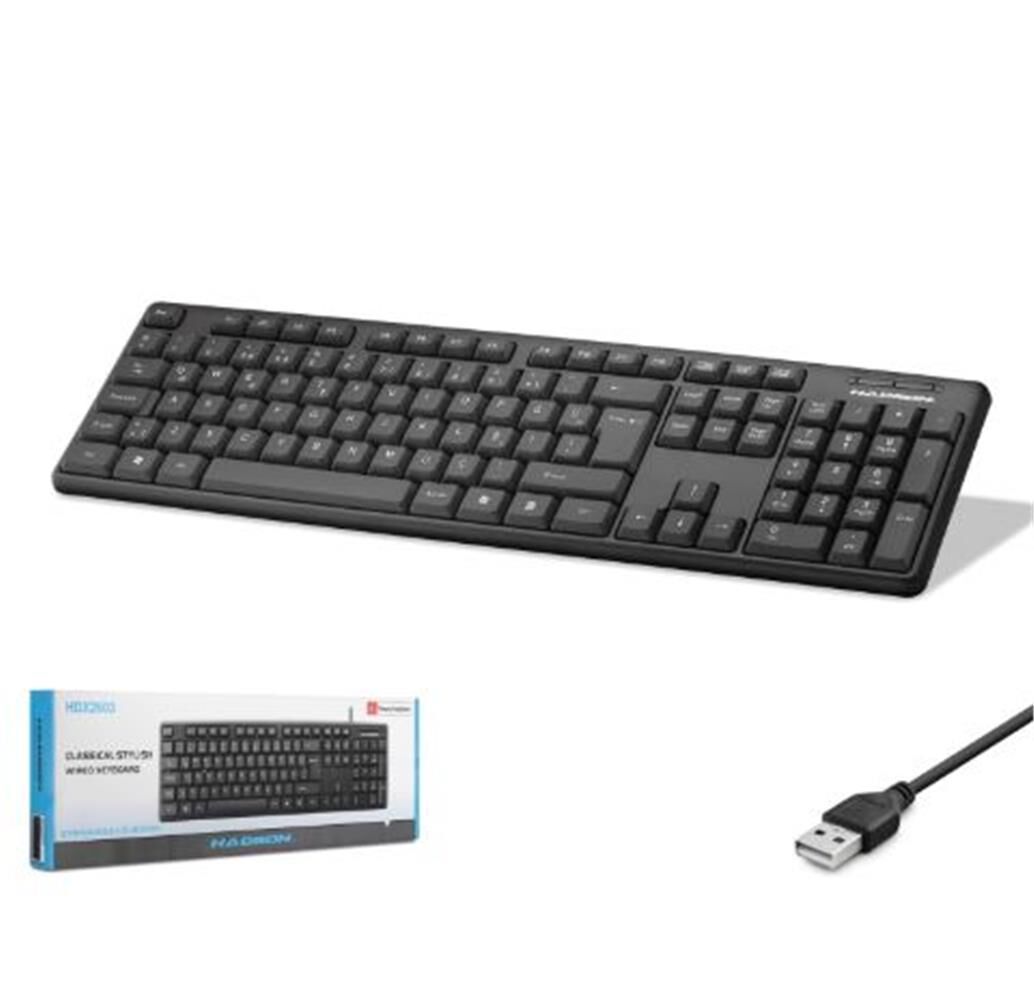 HADRON HDX2603 Standart Klavye Siyah