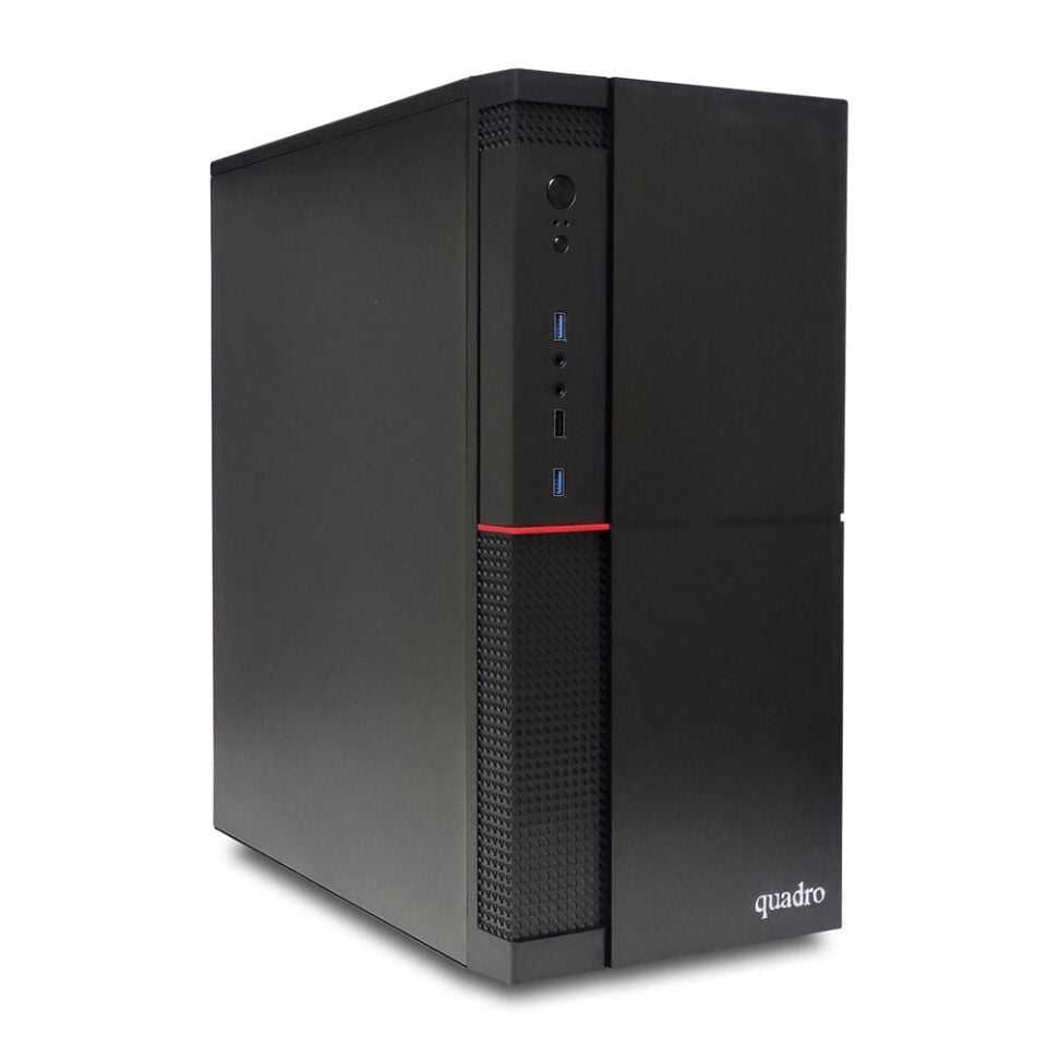 Quadro Solid 124164 i5 12400F 16gb 480gb SSD 4gb GT730 Freedos --DVD YOK-- Masaüstü Bilgisayar