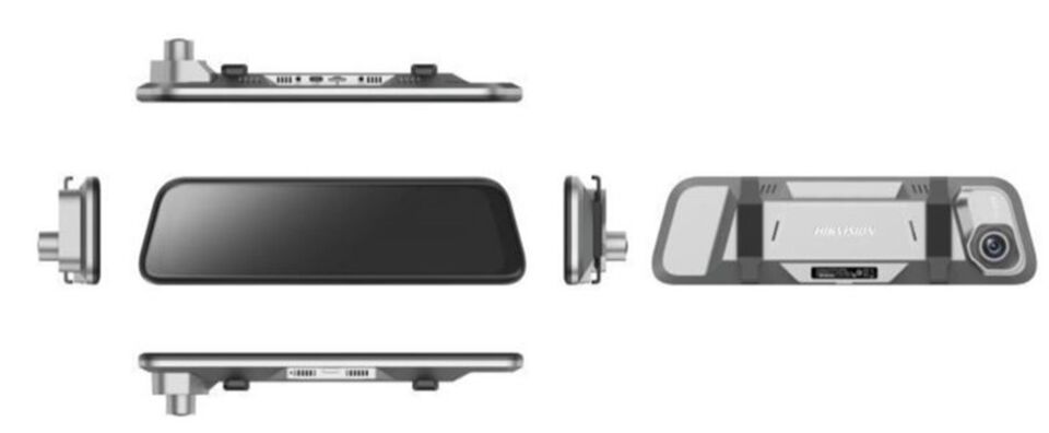 Hikvision AE-DC4928-K60PRO HD Çift Kamera 9.35'' Ekran Araç İçi Kamera,Wi-Fi Dikiz Aynası