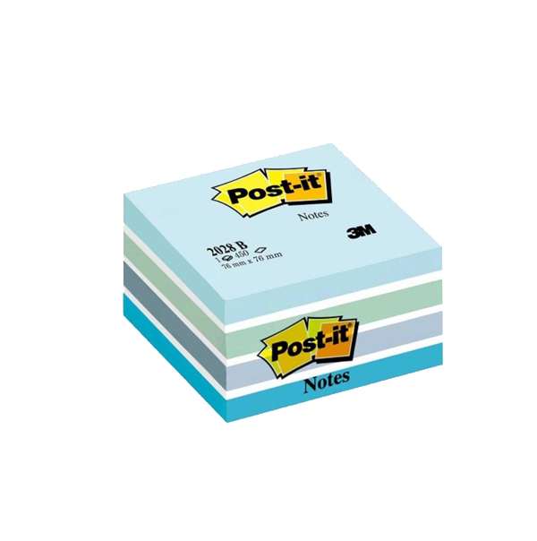 Post-it Yapışkanlı Not Kağıdı Küp 450 YP 76x76 Mavi 2028-B