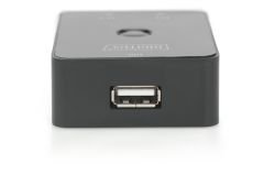Digitus DA-70135 USB Arayüzüne Sahip Cihazları Paylaştıran Switch, USB 2.0, 2 PC,